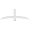 Ekena Millwork Bellingham Architectural Grade PVC Gable Bracket, 60"W x 22 1/2"H x 4"D x 4"F, 9/12 Pitch GBP060X23X0404BEL00 - alternate 3
